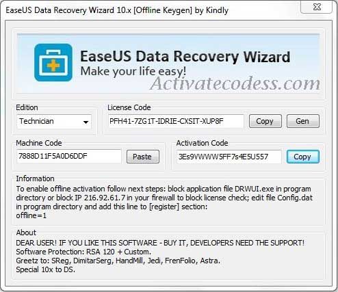 easeus data recovery keygen